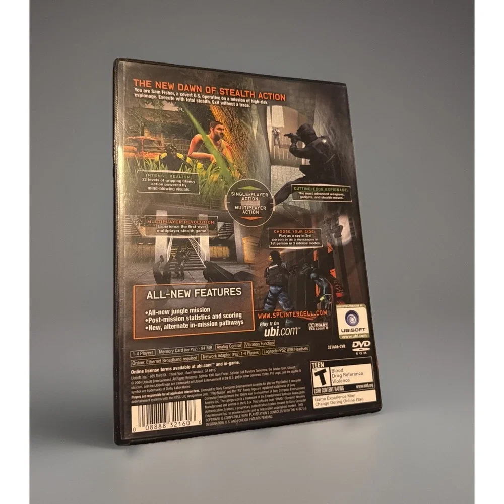 Tom Clancy's Splinter Cell: Pandora Tomorrow Sony PlayStation 2 PS2 Complete CIB